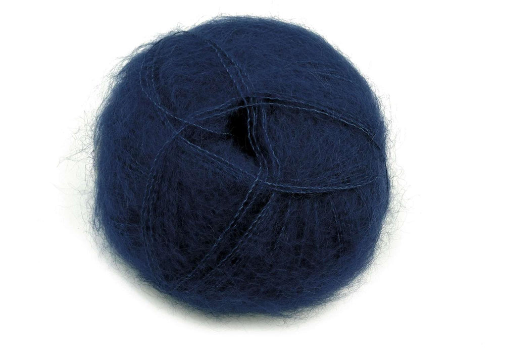 3018 Dyb Blå -	Brushed Lace