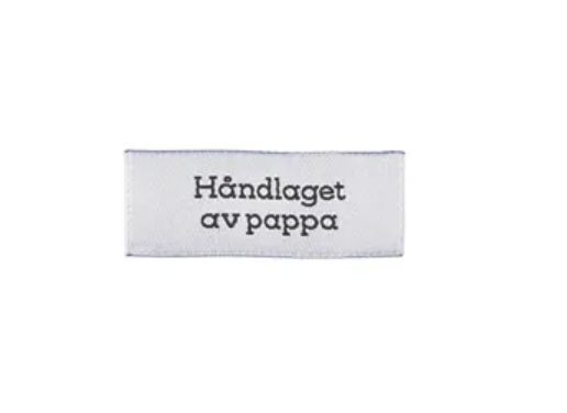 Symerke Håndlaget av pappa - PL294 - Kort & Godt - Garntopia