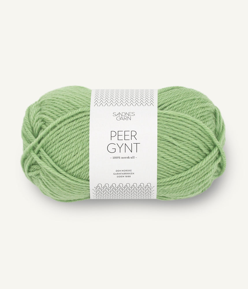 8733 Spring Green -	Peer Gynt - Sandnes garn - Garntopia