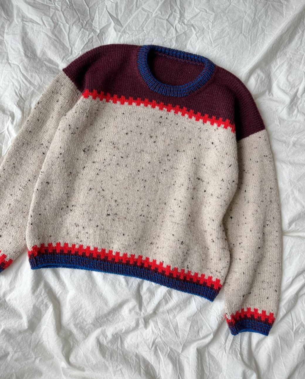 Cross Sweater - Papir - PetiteKnit - Garntopia