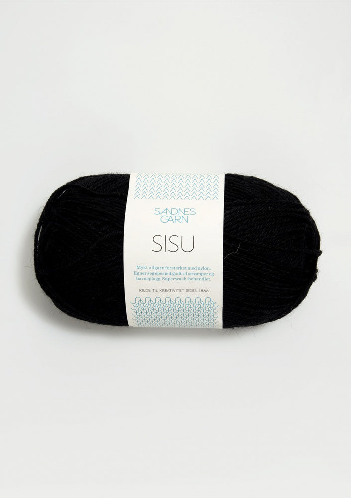 1099 Svart -	Sisu - Sandnes garn - Garntopia