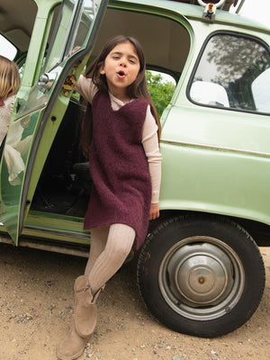 2506 - Mykt til barn - Nr. 1  Meadow Dress junior - Sandnes garn - Garntopia