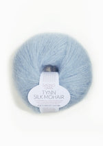 6012 Lys Blå -	Tynn Silk Mohair - Sandnes garn - Garntopia