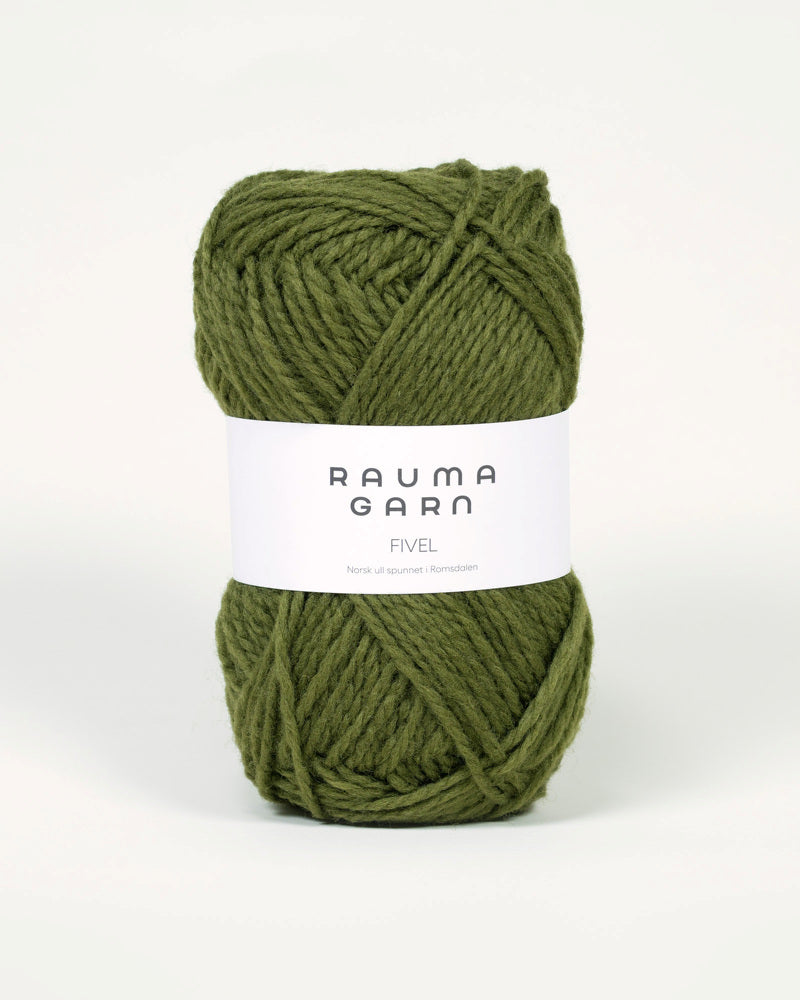 16 Skogsgrønn  -	Fivel - Rauma Garn - Garntopia