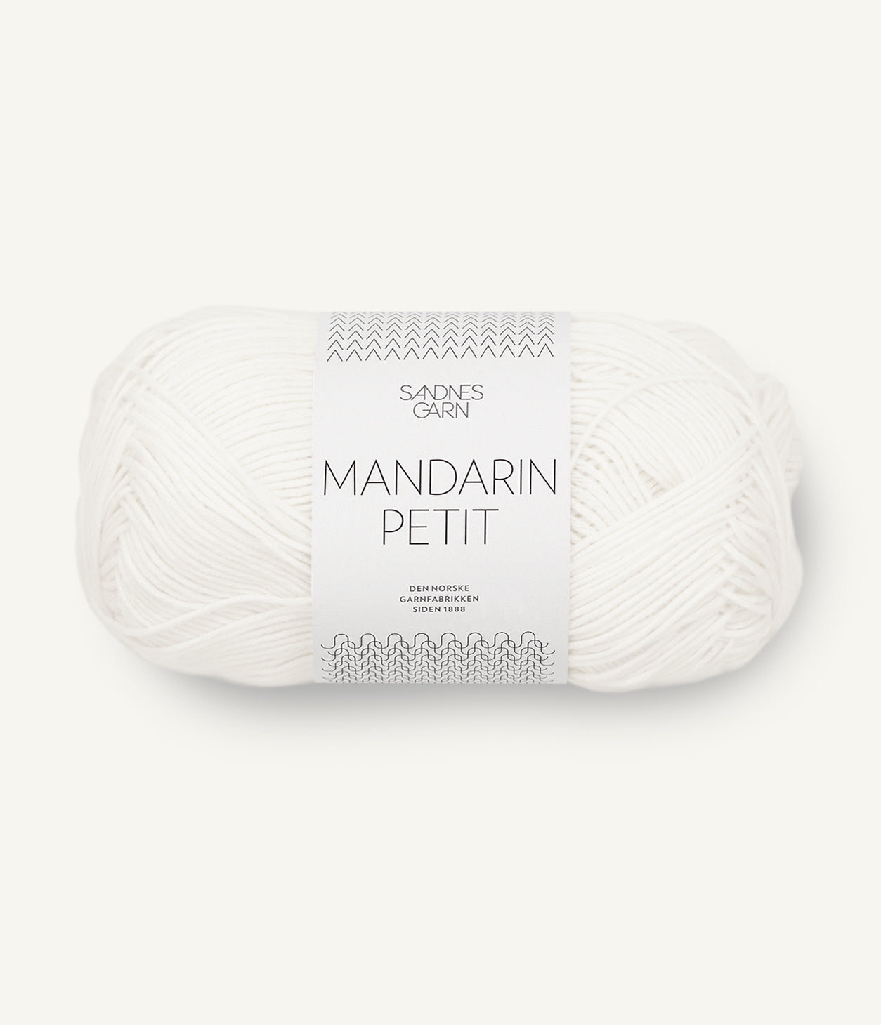 1002 Hvit - Mandarin Petit - Sandnes garn - Garntopia