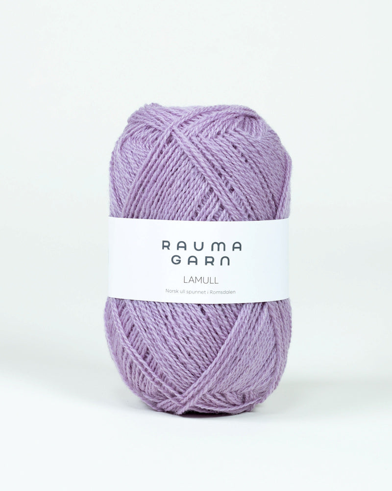 L105 Lavendel -	Lamullgarn - Rauma Garn - Garntopia