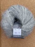 506 Misty Grey - Kid Seta Tweed - Gepard Garn - Garntopia