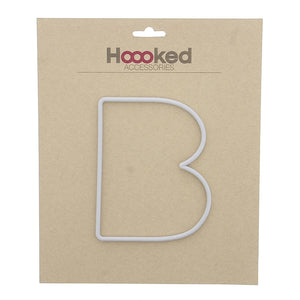 Bokstavramme B - Heklerammer 15 cm - Hoooked Yarn - Garntopia