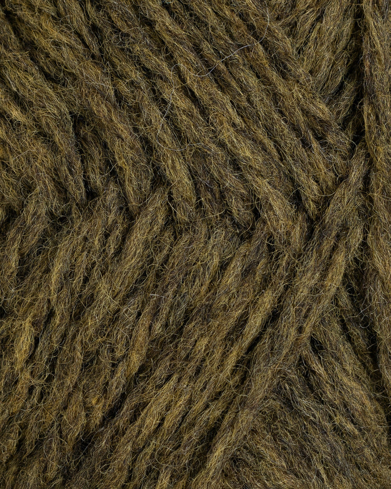 406 Mørk melert Mosegrønn -	Vams - Rauma Garn - Garntopia