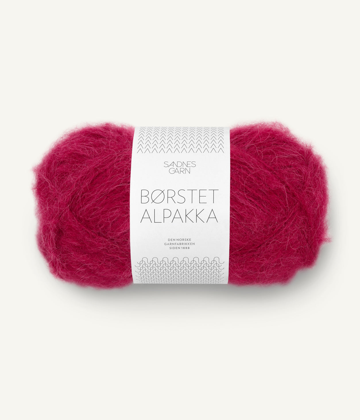 4255 Rumba Red -	Børstet alpakka - Sandnes garn - Garntopia