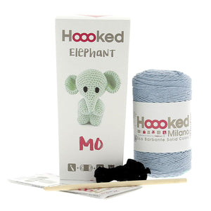 DIY Elephant Mo Provence Heklekit - Hoooked Yarn