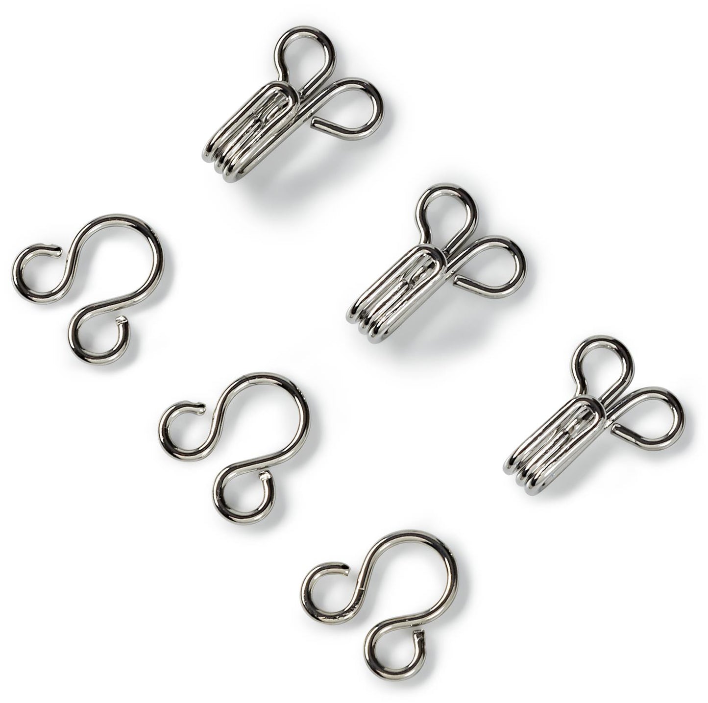 Hekter str 3 (sølv)- 12 stk - Prym - Garntopia