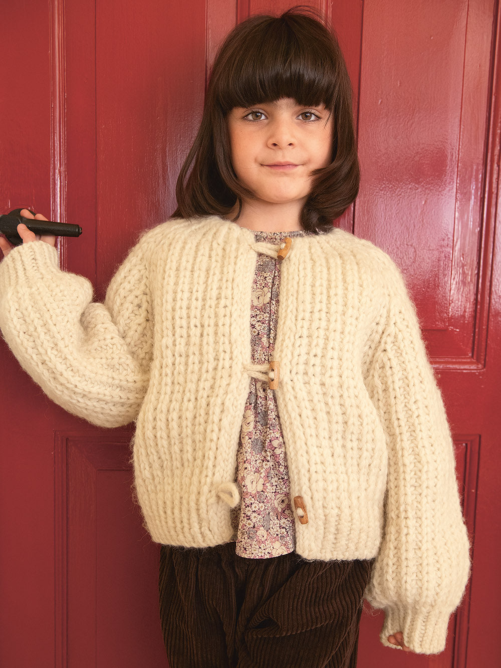 2501 - Mykt til barn - Nr. 6 Chunky Jacket Junior - Sandnes garn - Garntopia