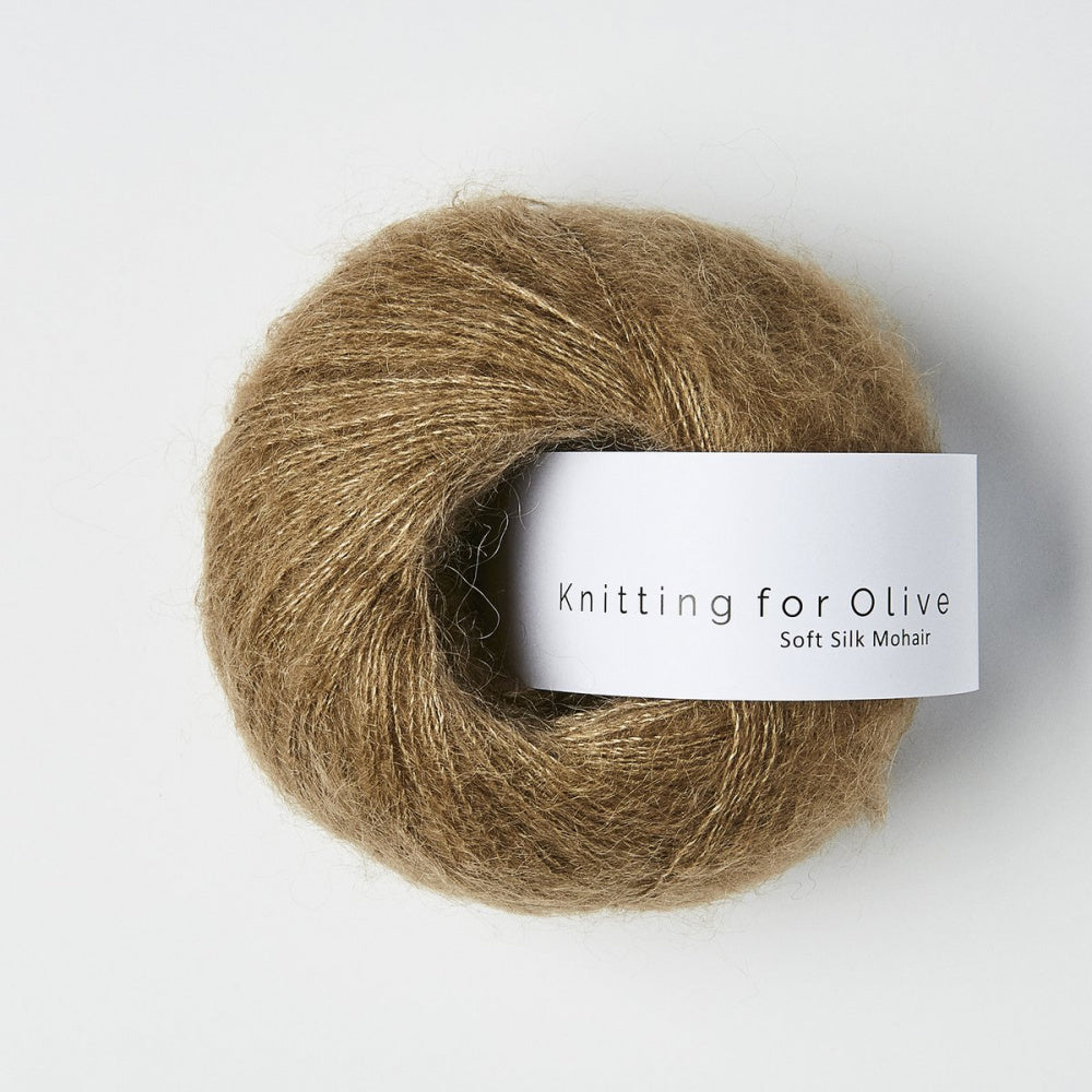 Nøddebrun -	Soft Silk Mohair - Knitting for Olive - Garntopia