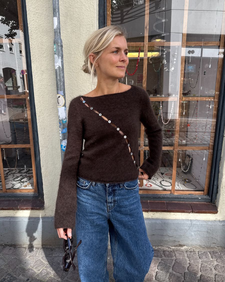 Valerie Blouse - Papir - PetiteKnit - Garntopia