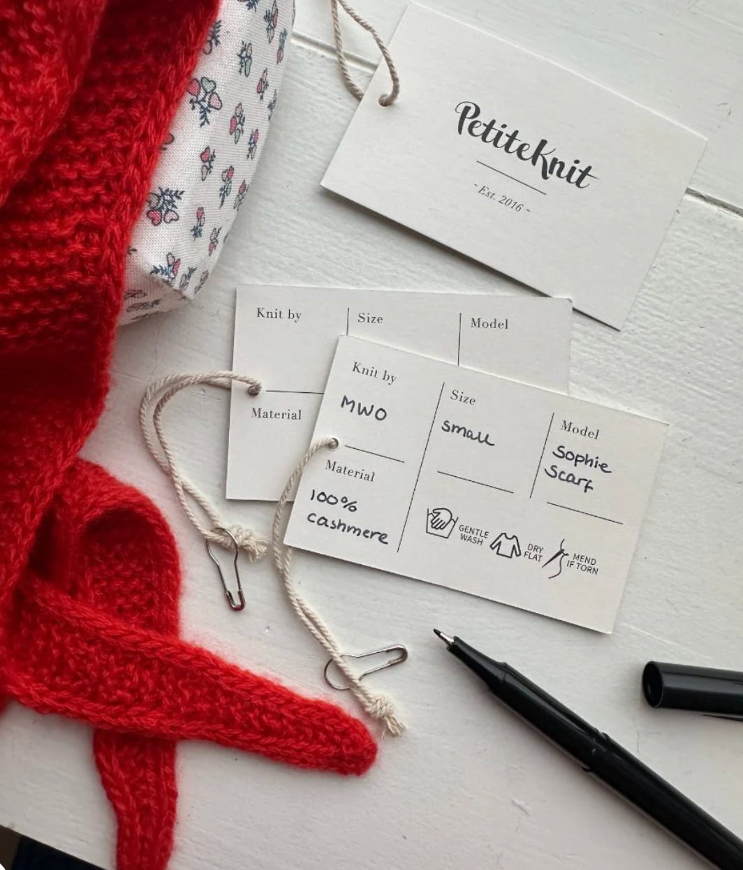 Strikkemerke - 5 stk - PetiteKnit - Garntopia