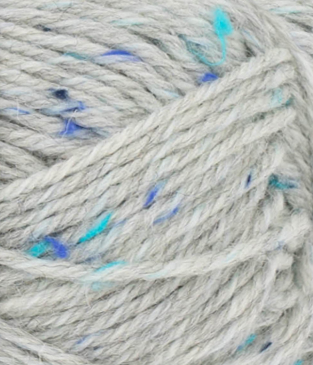 1502 Lys Gråmelert m/Blå Tweed-	Peer Gynt - Sandnes garn - Garntopia