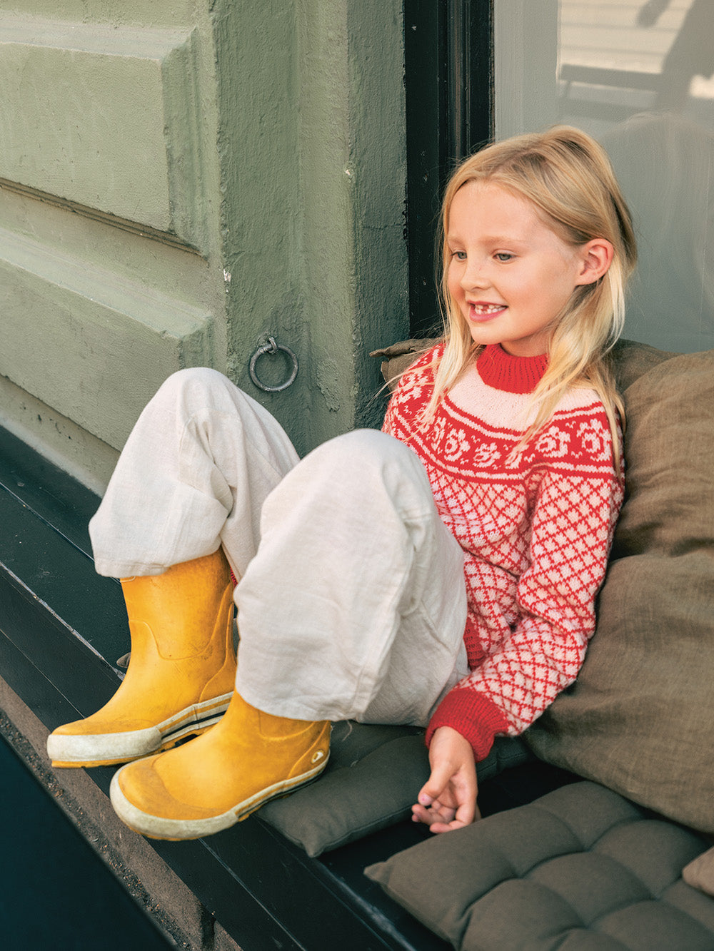 2509 - Norske ikoner junior - Nr. 1 Blome Junior - Sandnes garn - Garntopia