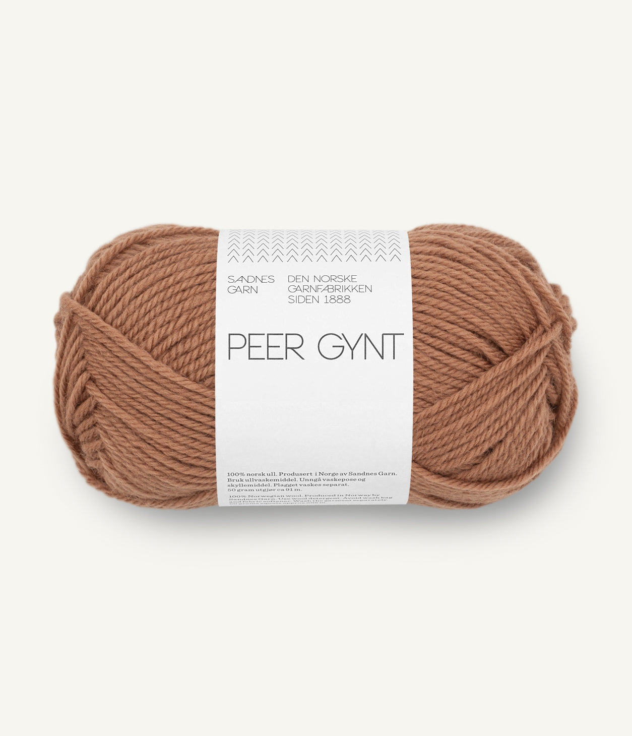 3342 Mocha Mousse -	Peer Gynt - Sandnes garn - Garntopia