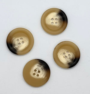 Knapp, Lys beige - Resin - 35 mm