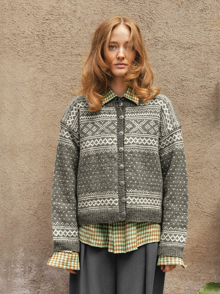 2510 - Norske Ikoner Voksen - NR. 6 SETESDALKOFTE DAME - Sandnes garn - Garntopia