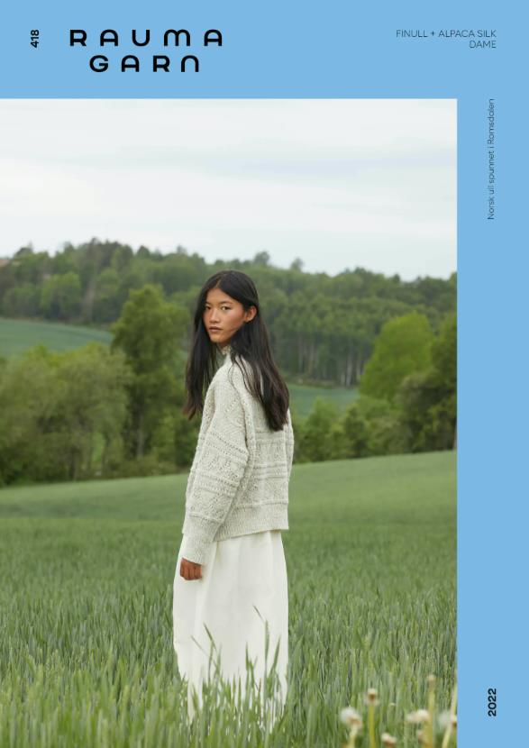 418 Finull og Alpaca Silk Dame Høst'22 - Rauma Garn - Garntopia