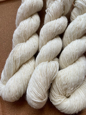 Raw White Tweed -	Isager Tweed - Isager - Garntopia