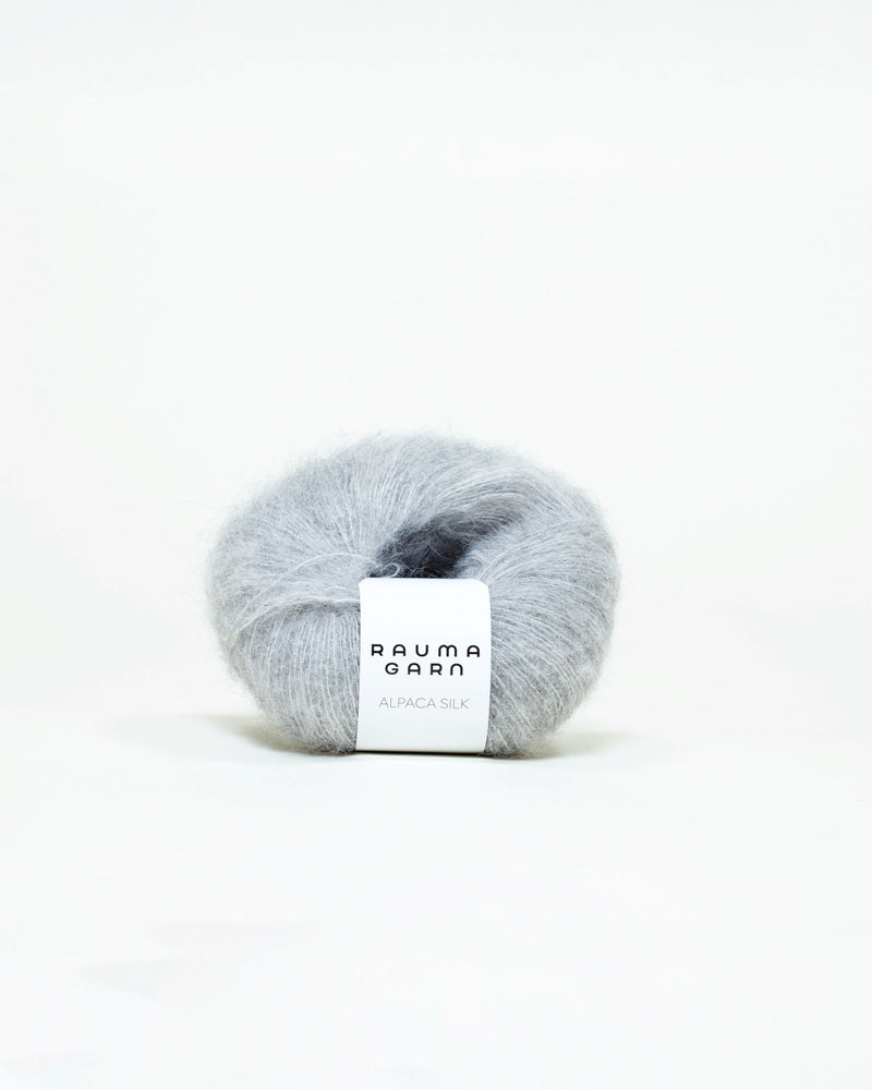 1310 Lys Grå -	Alpaca Silk - Rauma Garn - Garntopia