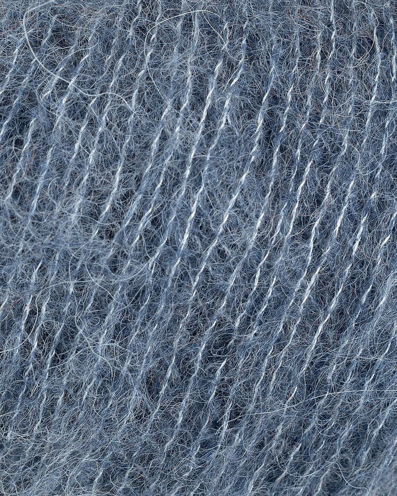 1340 Gråblå -	Alpaca Silk - Rauma Garn - Garntopia