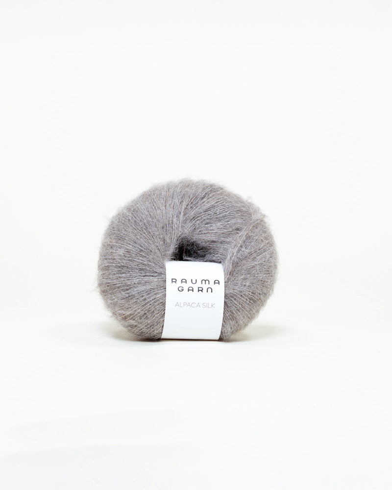 1360 Gråbrun -	Alpaca Silk - Rauma Garn - Garntopia
