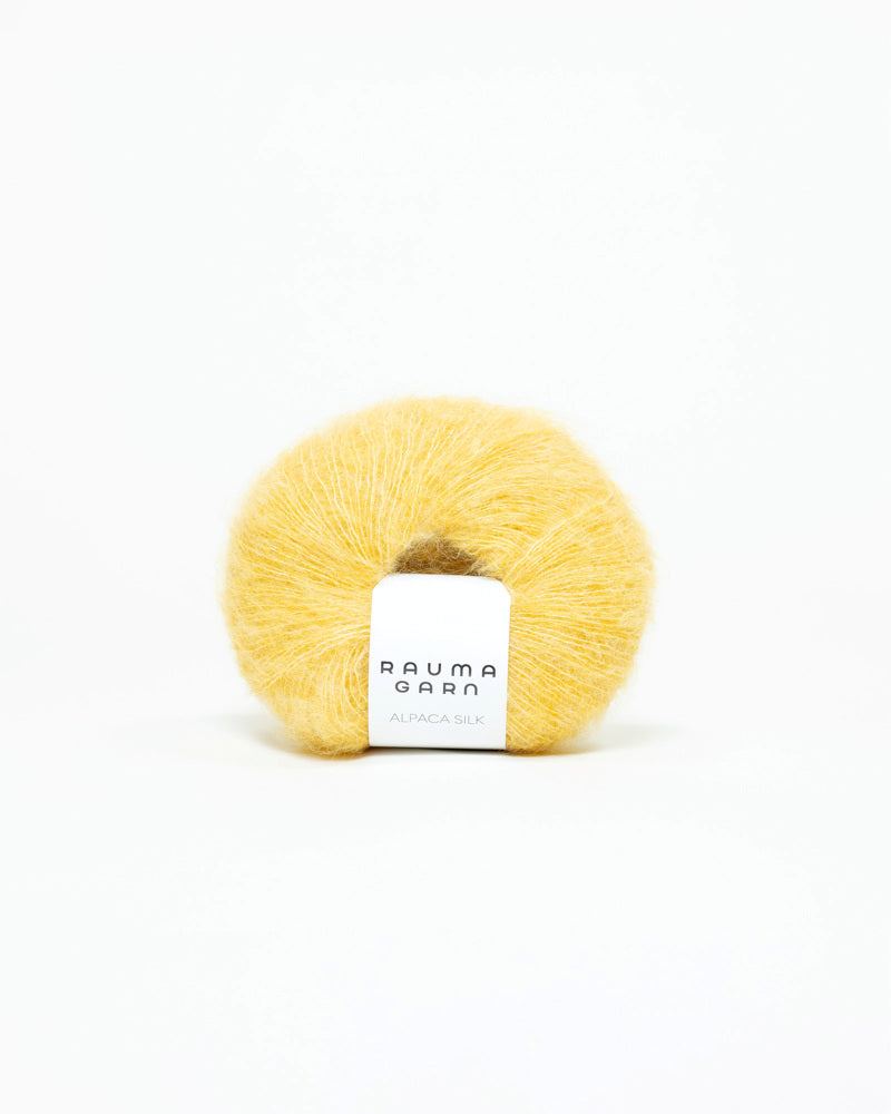 1362 Gul -	Alpaca Silk - Rauma Garn - Garntopia