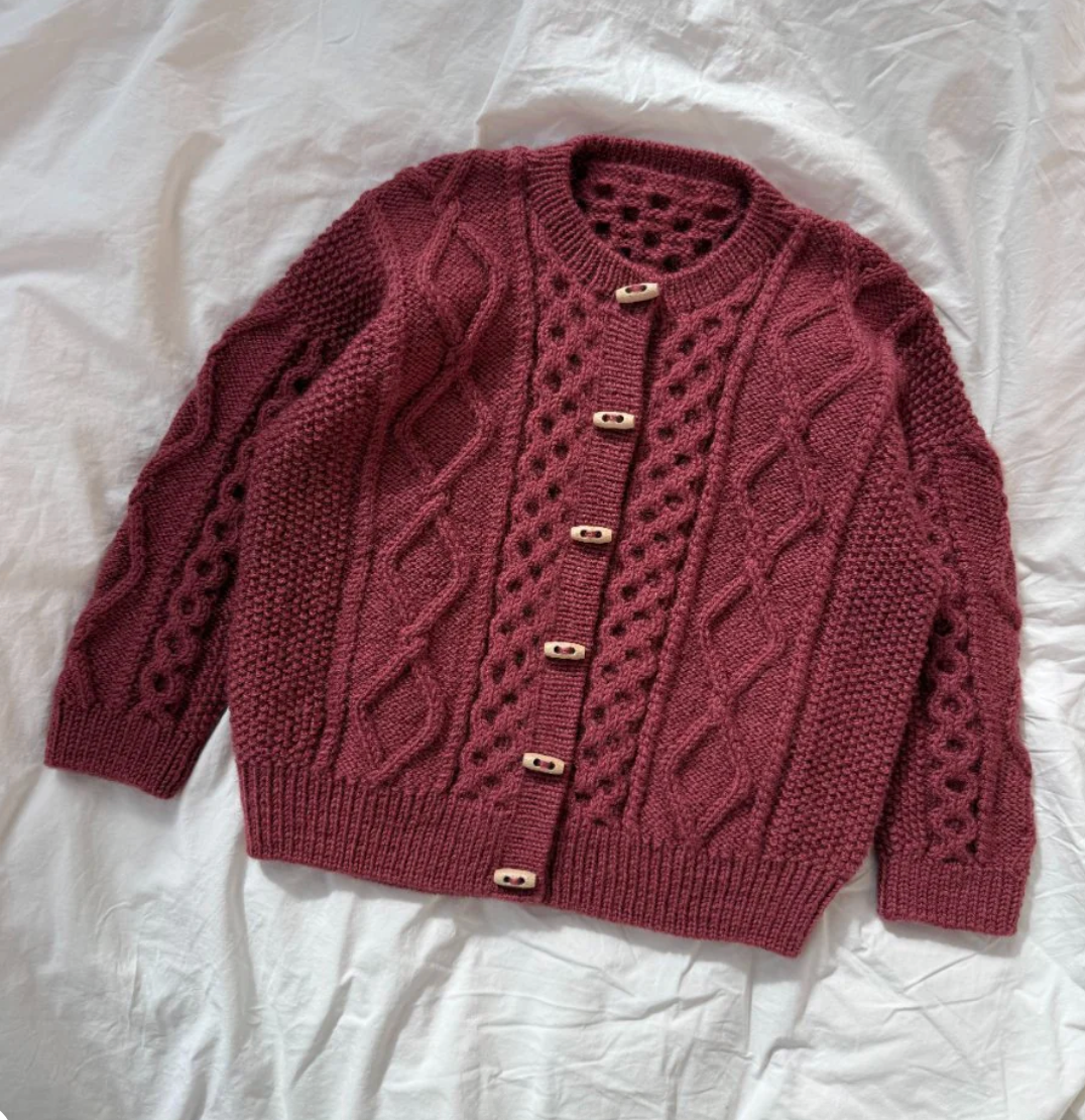 Dagmar Jacket Junior - Papir - PetiteKnit - Garntopia