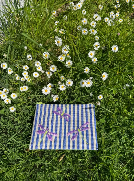 2022-10 Dragonfly - clutch 13x19 cm - PompStitch - Garntopia