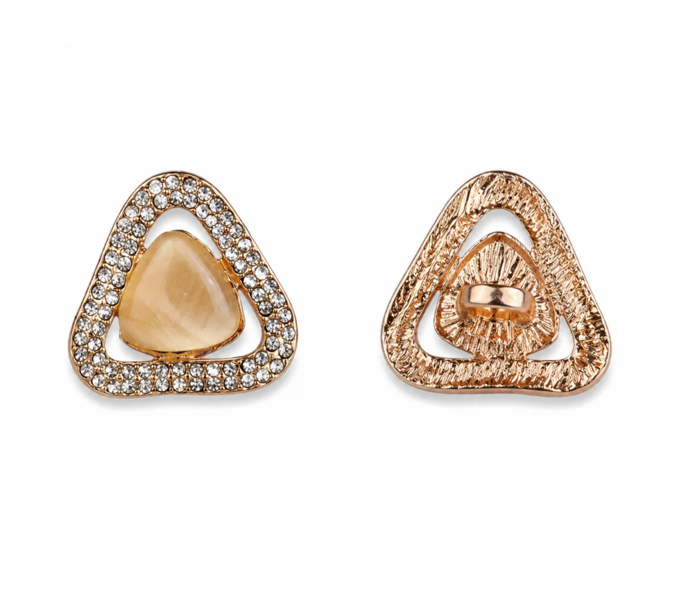 Triangle Button - Touch of EEVA - Garntopia