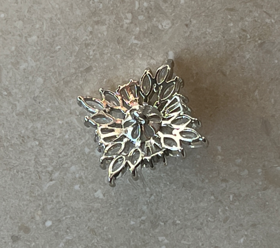 Sunny Button - Silver - Touch of EEVA - Garntopia