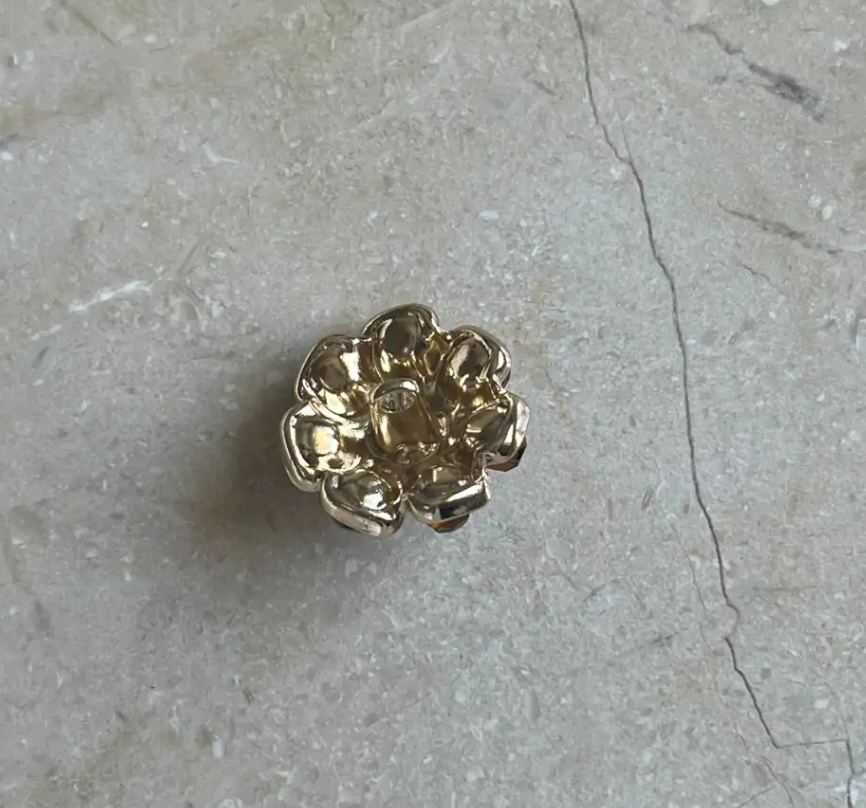 Glow Button - Brown - Touch of EEVA - Garntopia