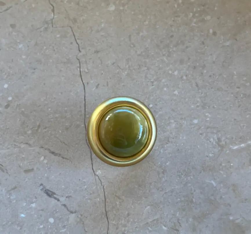 Coral Button - Green - Touch of EEVA - Garntopia