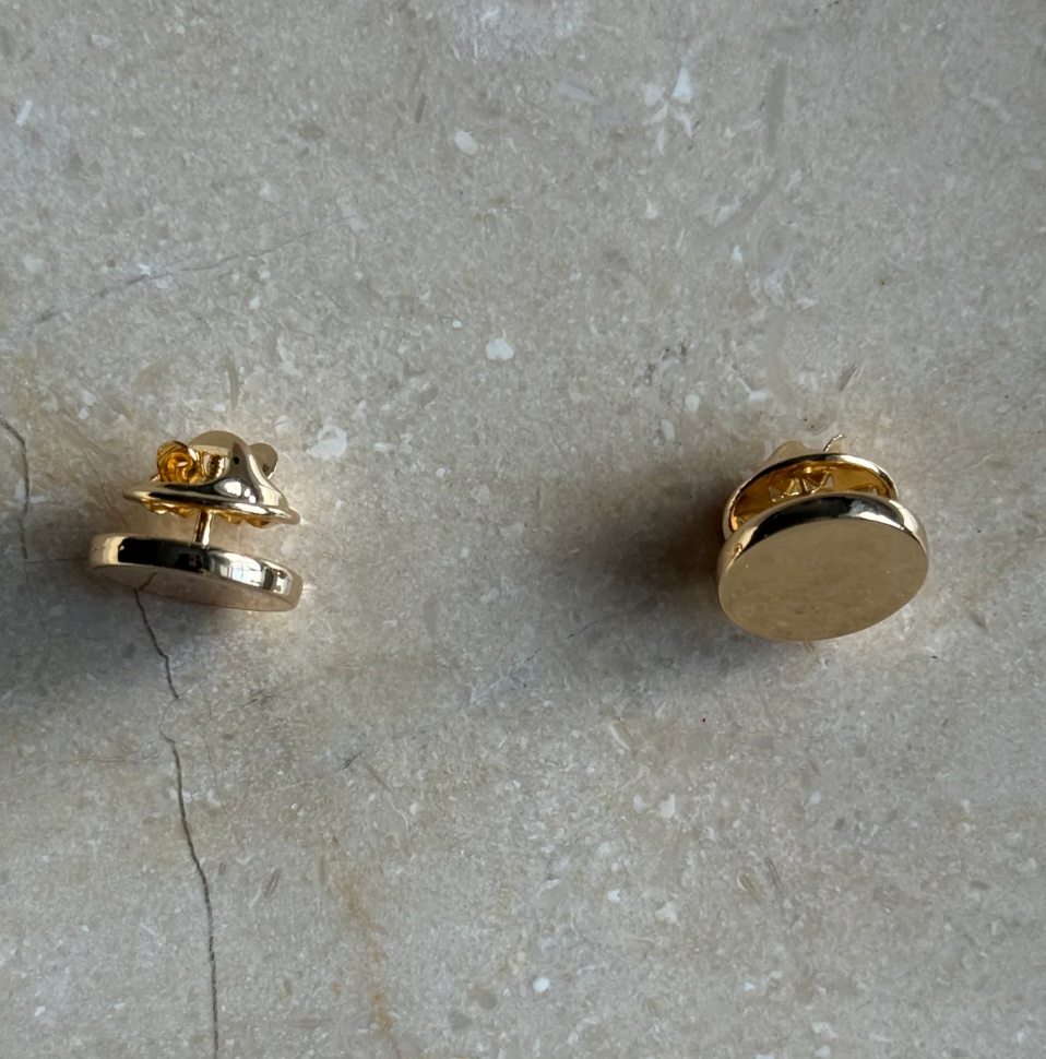 Button Cover - Pin gold - Touch of EEVA - Garntopia