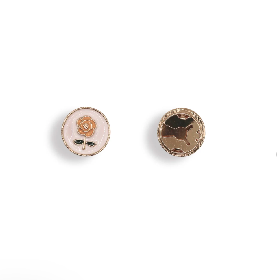Button Cover - Flower - Touch of EEVA - Garntopia