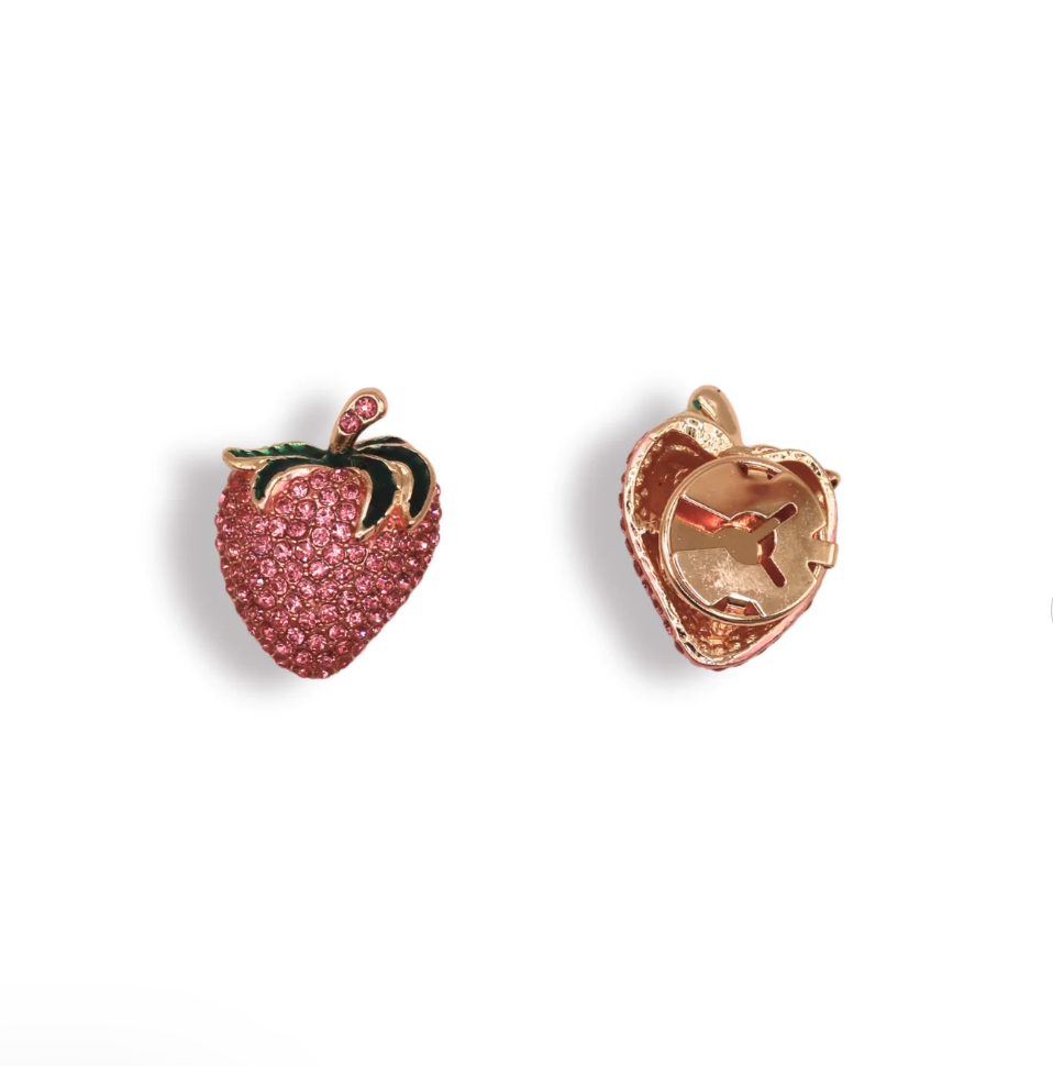 Button Cover - Strawberry red - Touch of EEVA - Garntopia