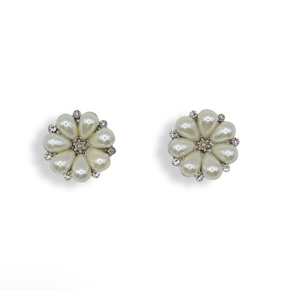 Button Cover - Sadie silver - Touch of EEVA - Garntopia