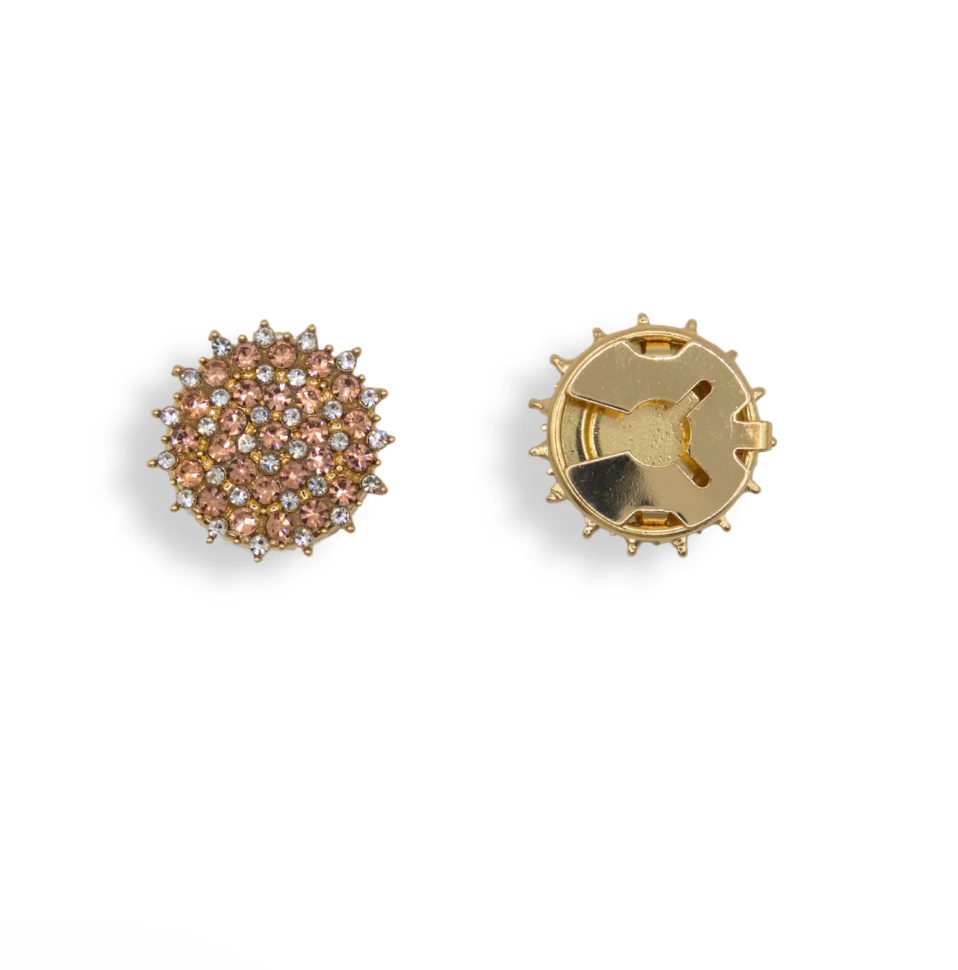 Button Cover - Josephine Champagne - Touch of EEVA - Garntopia