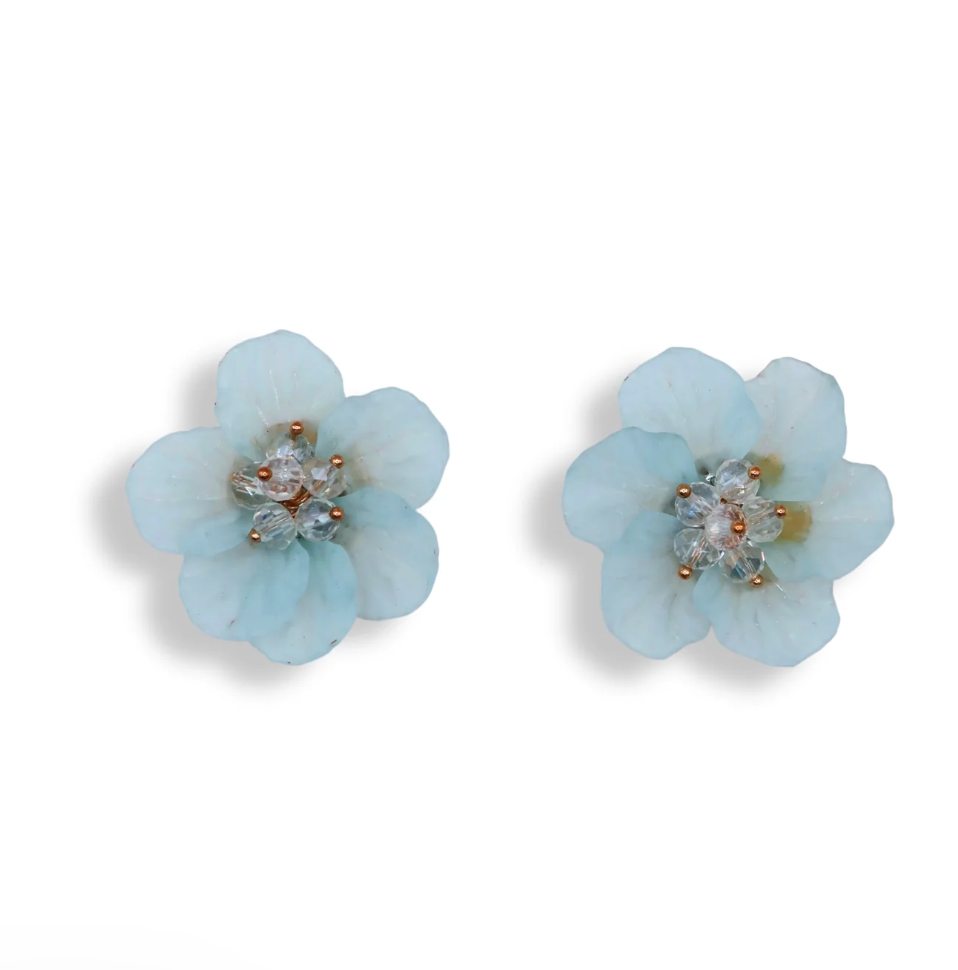 Button Cover - Spring Blue - Touch of EEVA - Garntopia