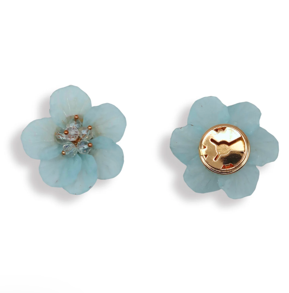 Button Cover - Spring Blue - Touch of EEVA - Garntopia