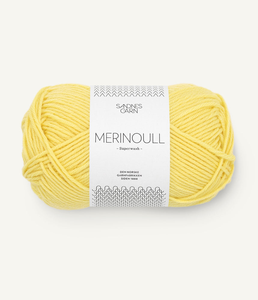 9004 Lemon -	Merinoull - Sandnes garn - Garntopia