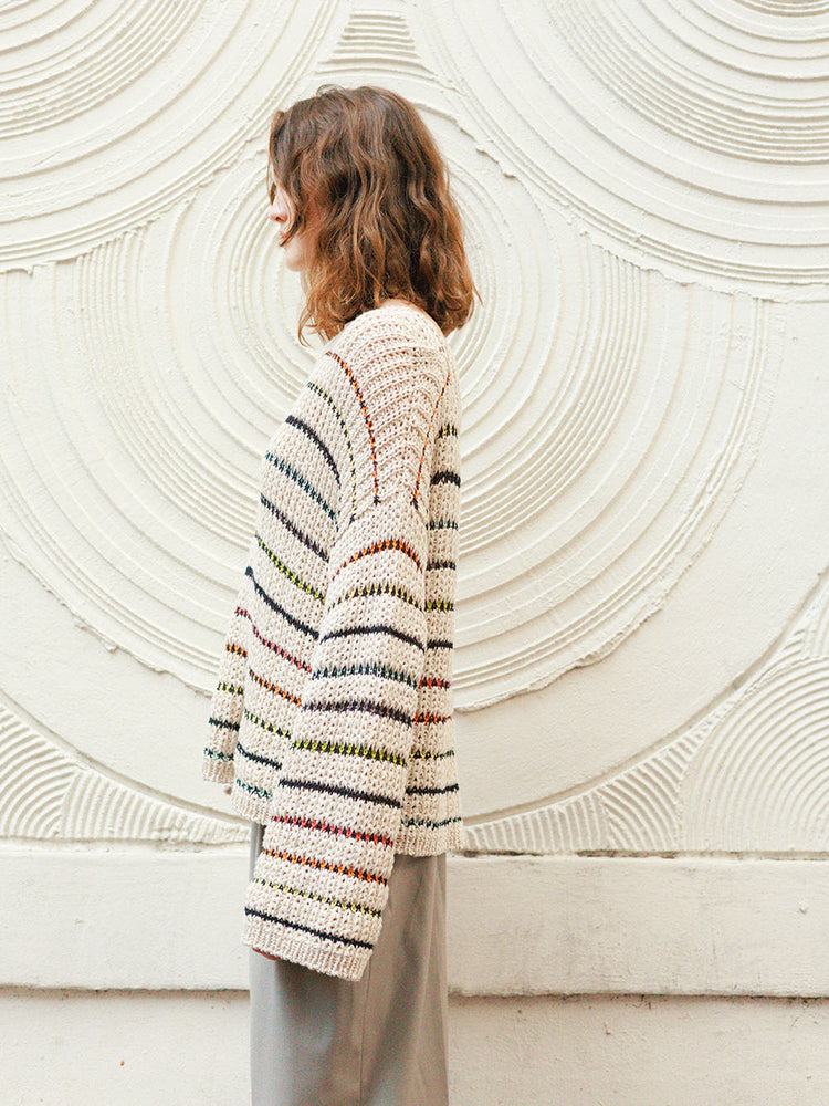 2404 - Sommerstrikk - NR. 10 SEBRINA SWEATER - Sandnes garn - Garntopia