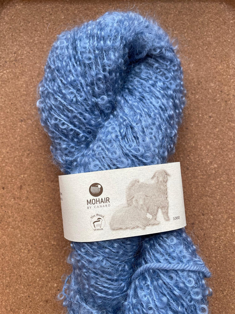 1012 Isblå -	Mohair Bouclé - Mohair by Canard - Garntopia