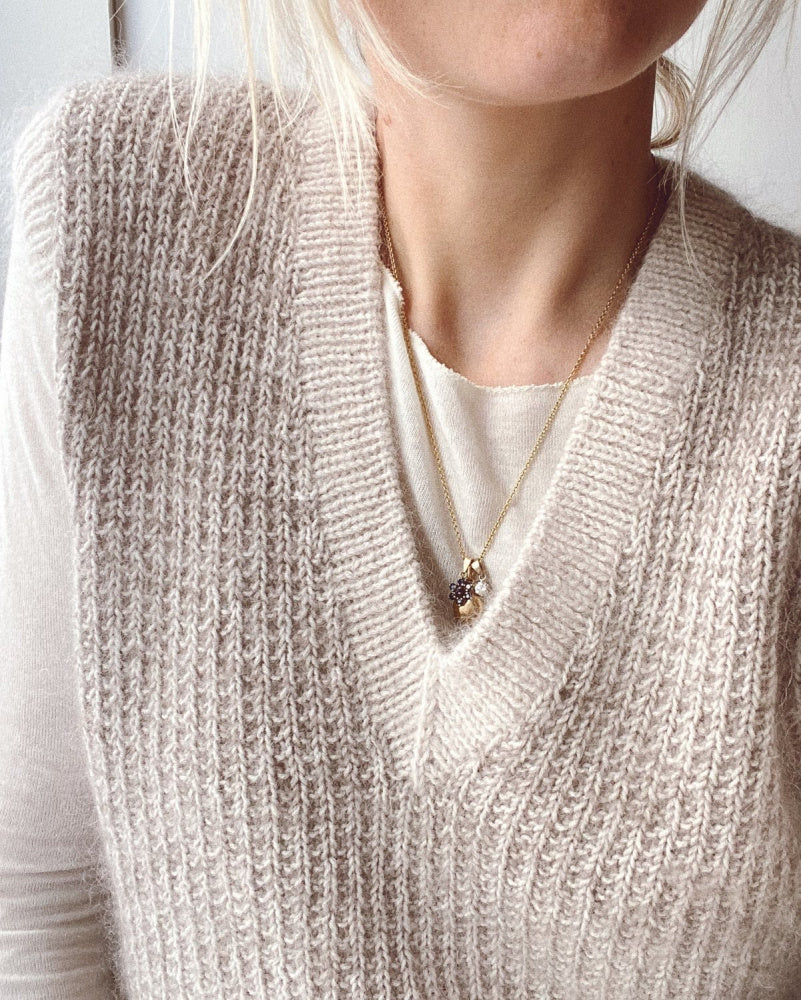 Friday Slipover V-neck - Paper