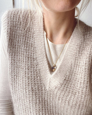 Friday Slipover V-neck - Paper