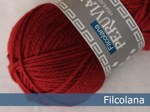 225 Christmas Red -	Peruvian - Filcolana - Garntopia